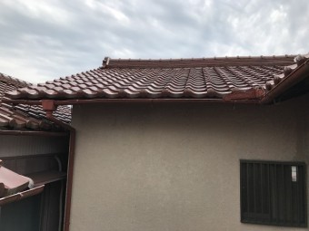 名張市 軒先から雨漏り