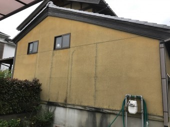 伊賀市 リシン壁 ひび割れ