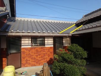 伊賀市日本瓦葺き替え完工