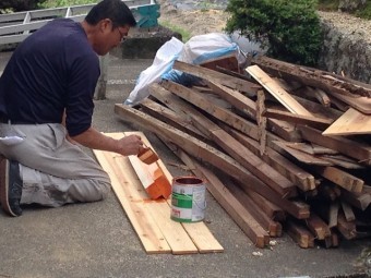 伊賀市 屋根修理 部品作り