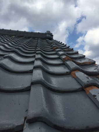 陶器瓦のはぜ