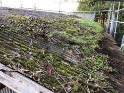 伊賀市 倉庫屋根 葺き替え前