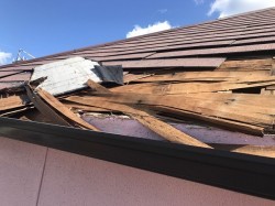名張市 台風被害 屋根損壊