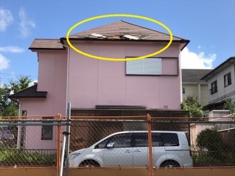 名張市 台風被害 全体写真
