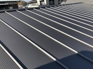 伊賀市 施工後 ガルバリウム銅板