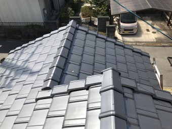 伊賀市 和形から平板形に変更