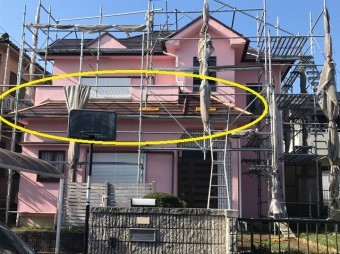 名張市 カバー工法 下屋根