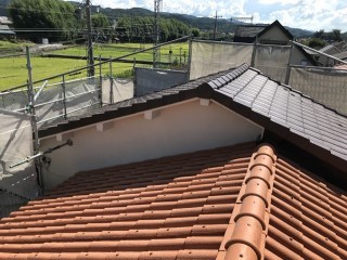 名張 屋根 完成