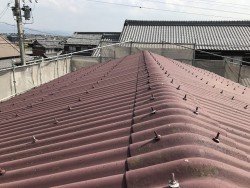 伊賀市 工事前 倉庫の屋根