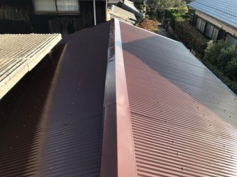 名張市 屋根塗装 工事後