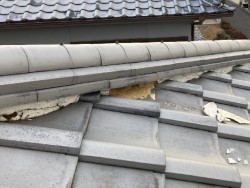屋根 漆喰
