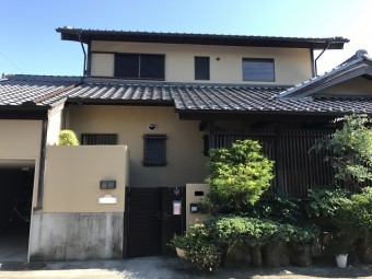 伊賀市 外壁リフォーム後 玄関