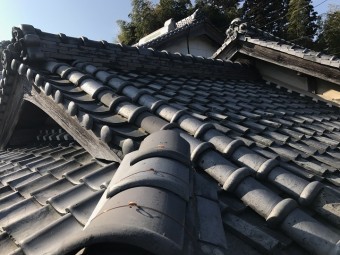伊賀市 隅 葺き直し後