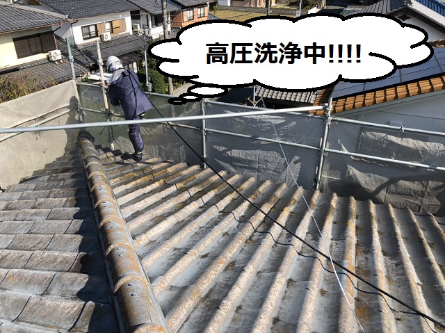 三重県名張市で軽量屋根材を使い工事をしました