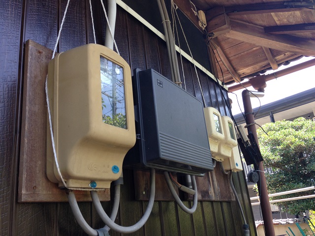 設備まわりの既存外壁