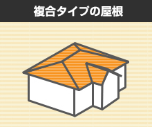 複合タイプの屋根